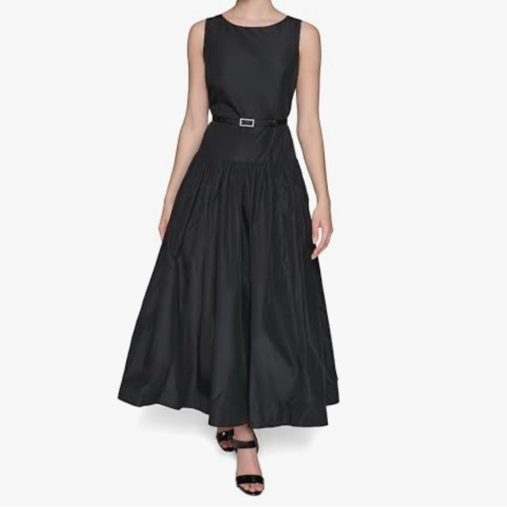 Karl Lagerfeld Black Maxi Dress